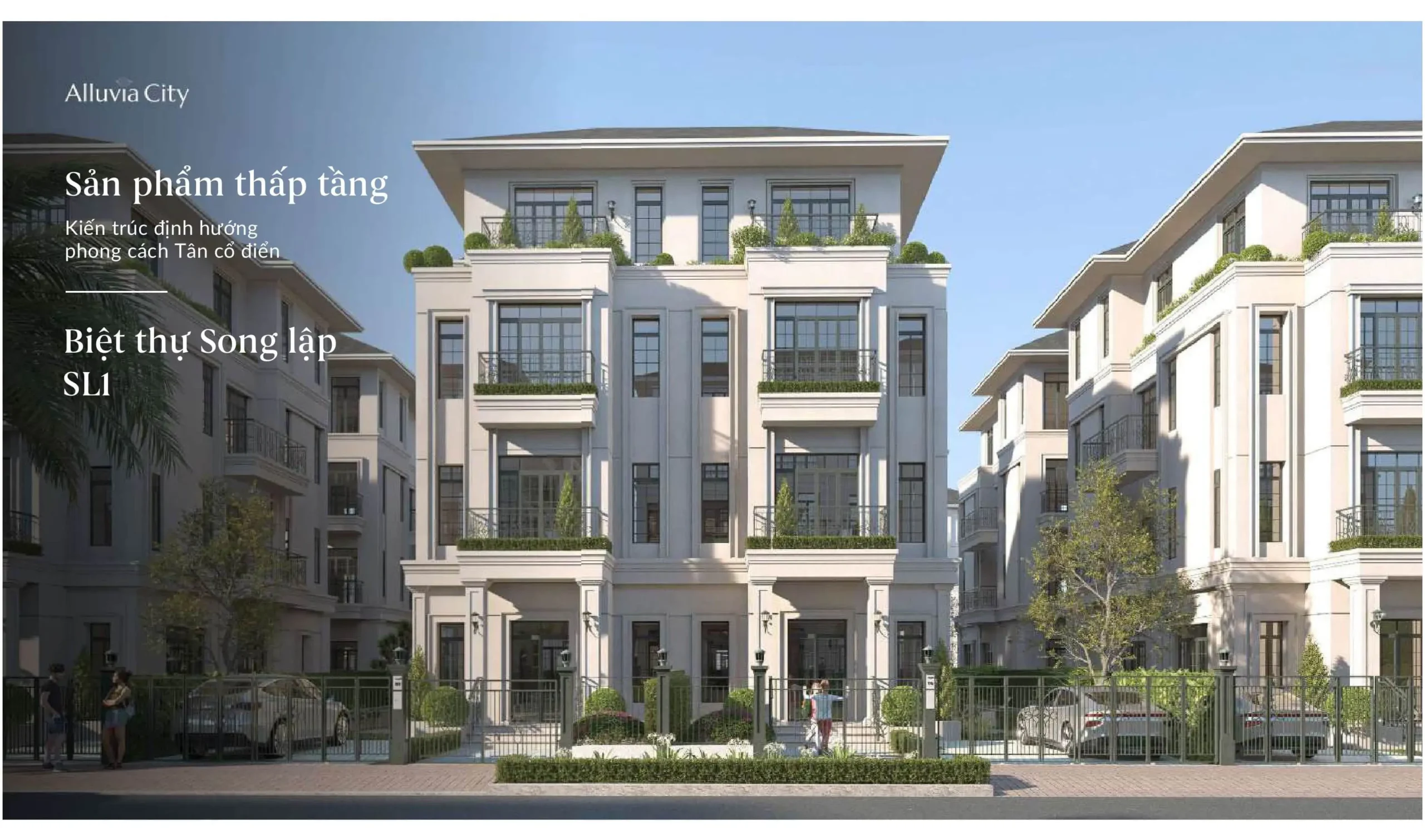 Biệt thự Song lập dự án Alluvia City Xuân Cầu