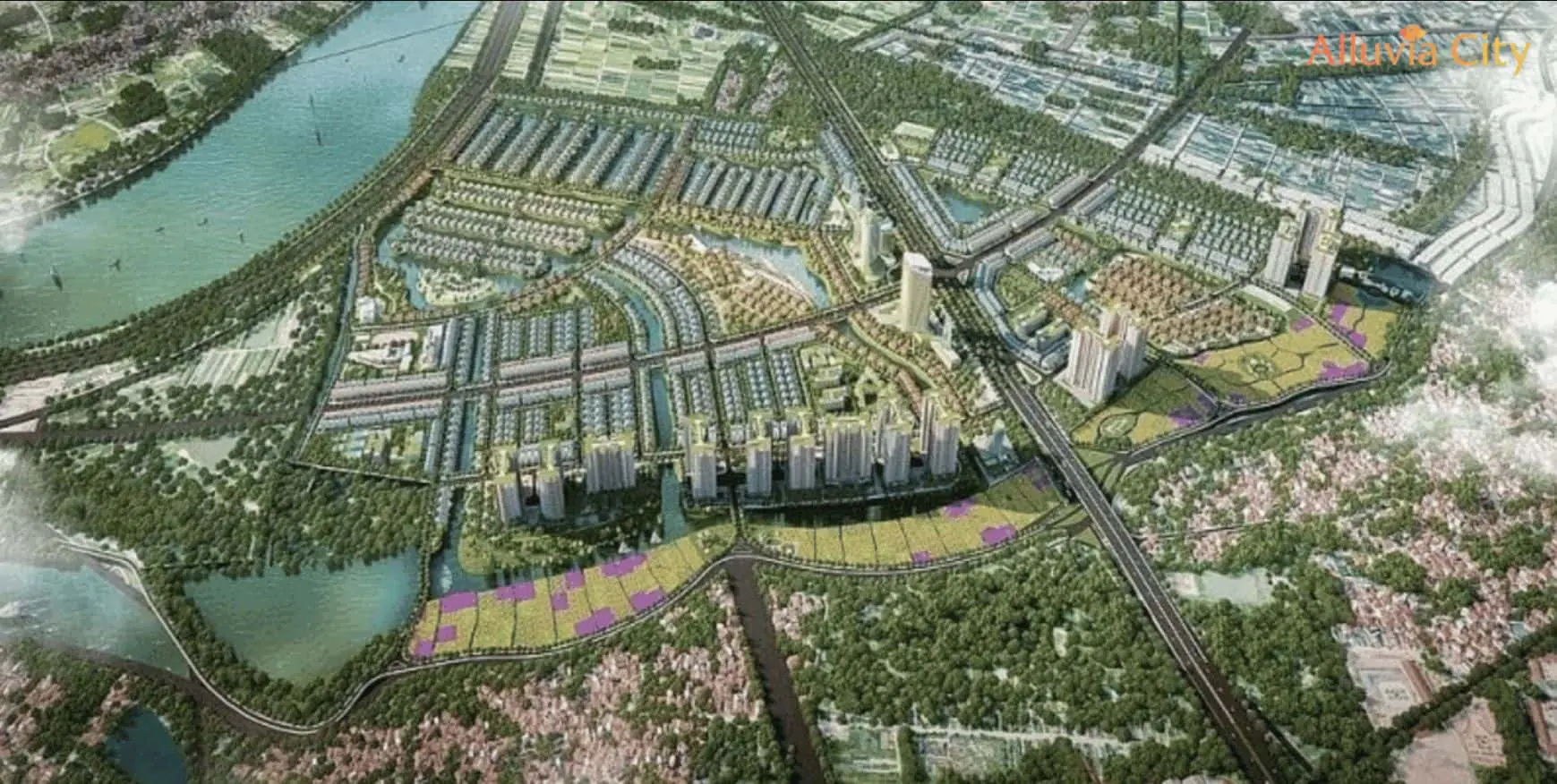 Phối cảnh dự án Alluvia City Xuân Cầu