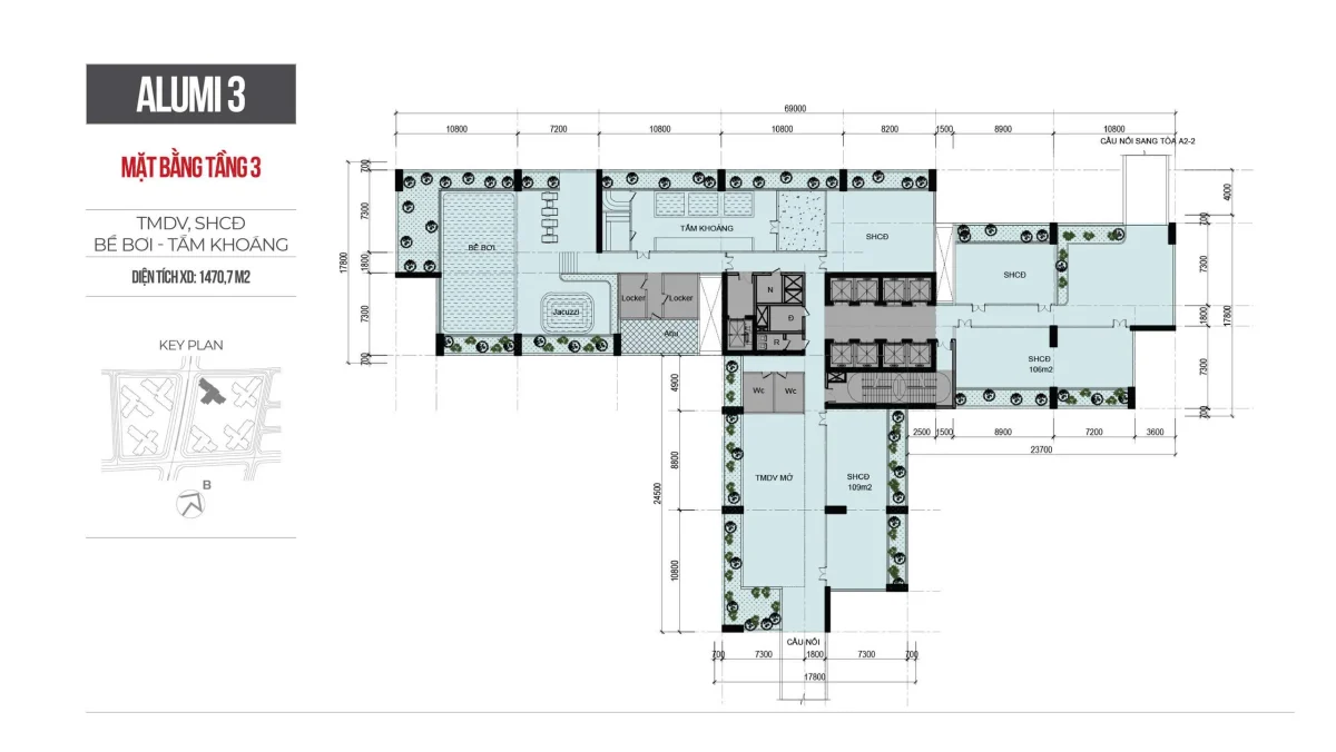 Mặt bằng tầng 3