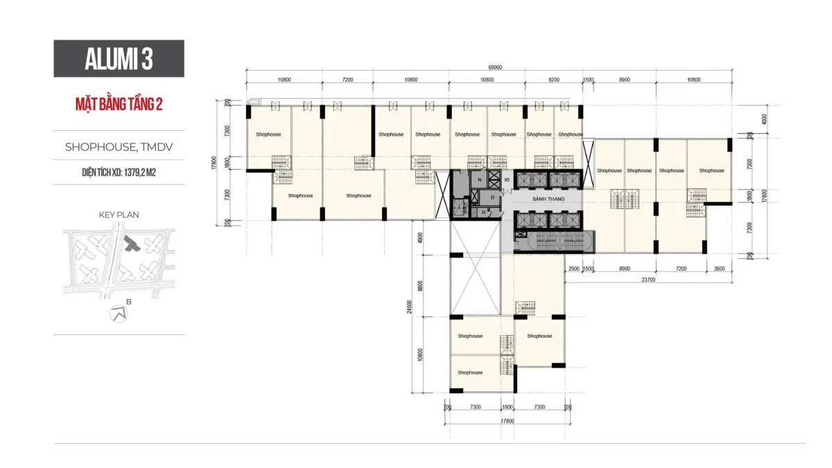 Mặt bằng tầng 2
