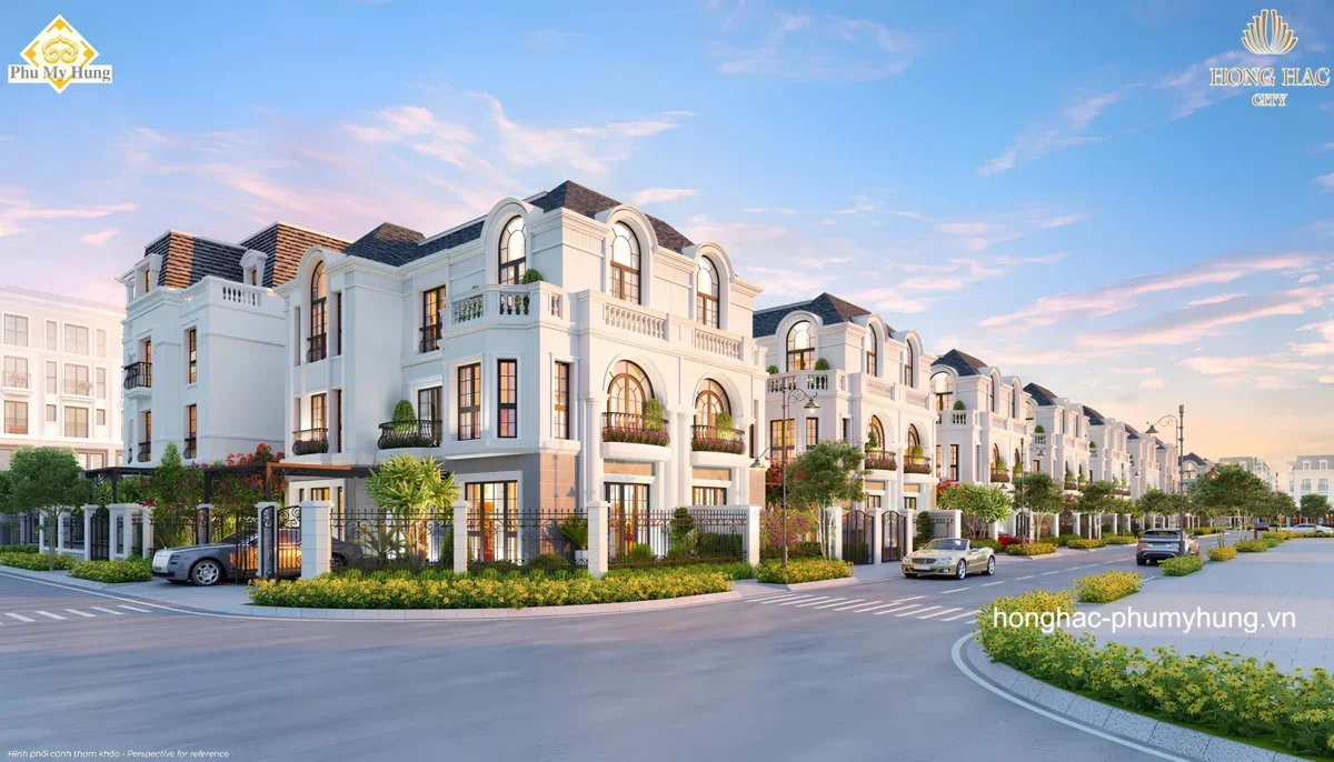 Dự án Hồng Hạc City của Phú Mỹ Hưng tại Bắc Ninh năm 2026 25 Biệt thự song lập tại dự án Hồng Hạc