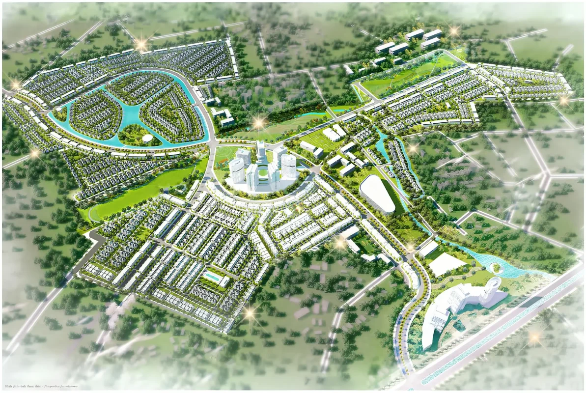 Dự án Hồng Hạc City của Phú Mỹ Hưng tại Bắc Ninh năm 2026 22 Dự án gồm 198 hecta và 2844 căn nhà có đất