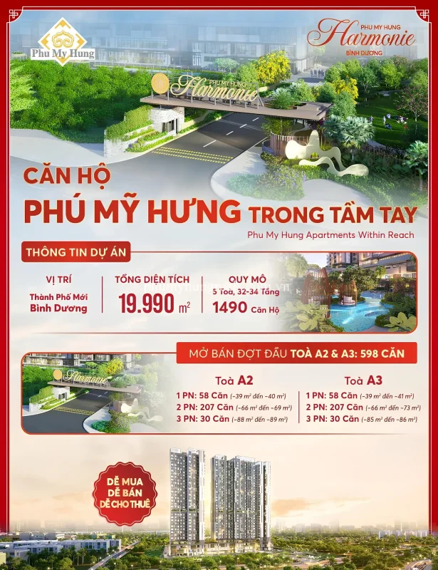 The Harmonie Phú Mỹ Hưng Bình Dương: Khu Căn Hộ Cao Cấp Mang Phong Cách Resort Giữa Lòng Thành Phố Công Nghiệp 11 pmh the harmonie binh duong 8