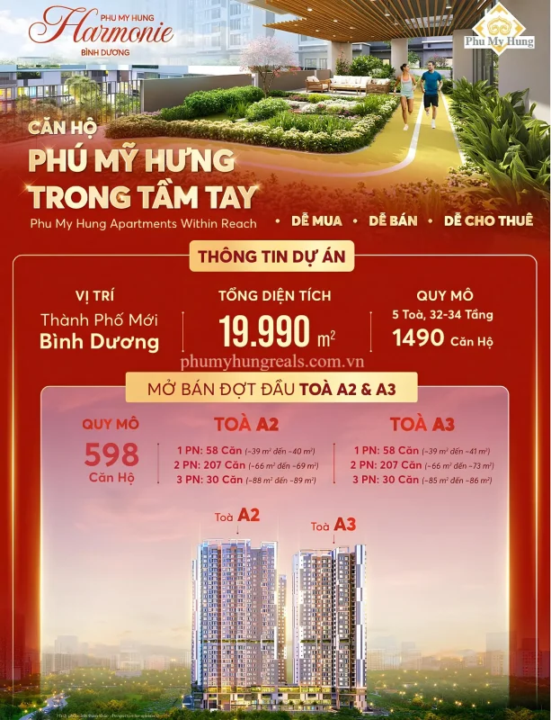 The Harmonie Phú Mỹ Hưng Bình Dương: Khu Căn Hộ Cao Cấp Mang Phong Cách Resort Giữa Lòng Thành Phố Công Nghiệp 13 pmh the harmonie binh duong 9